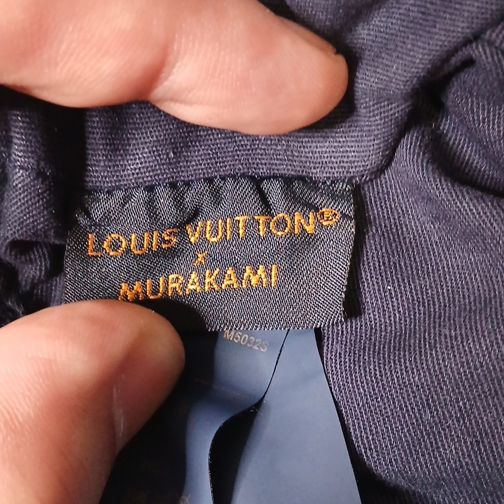 Louis Vuitton X Murakami Denim Monogram Bucket Hat - Picture 3 of 4